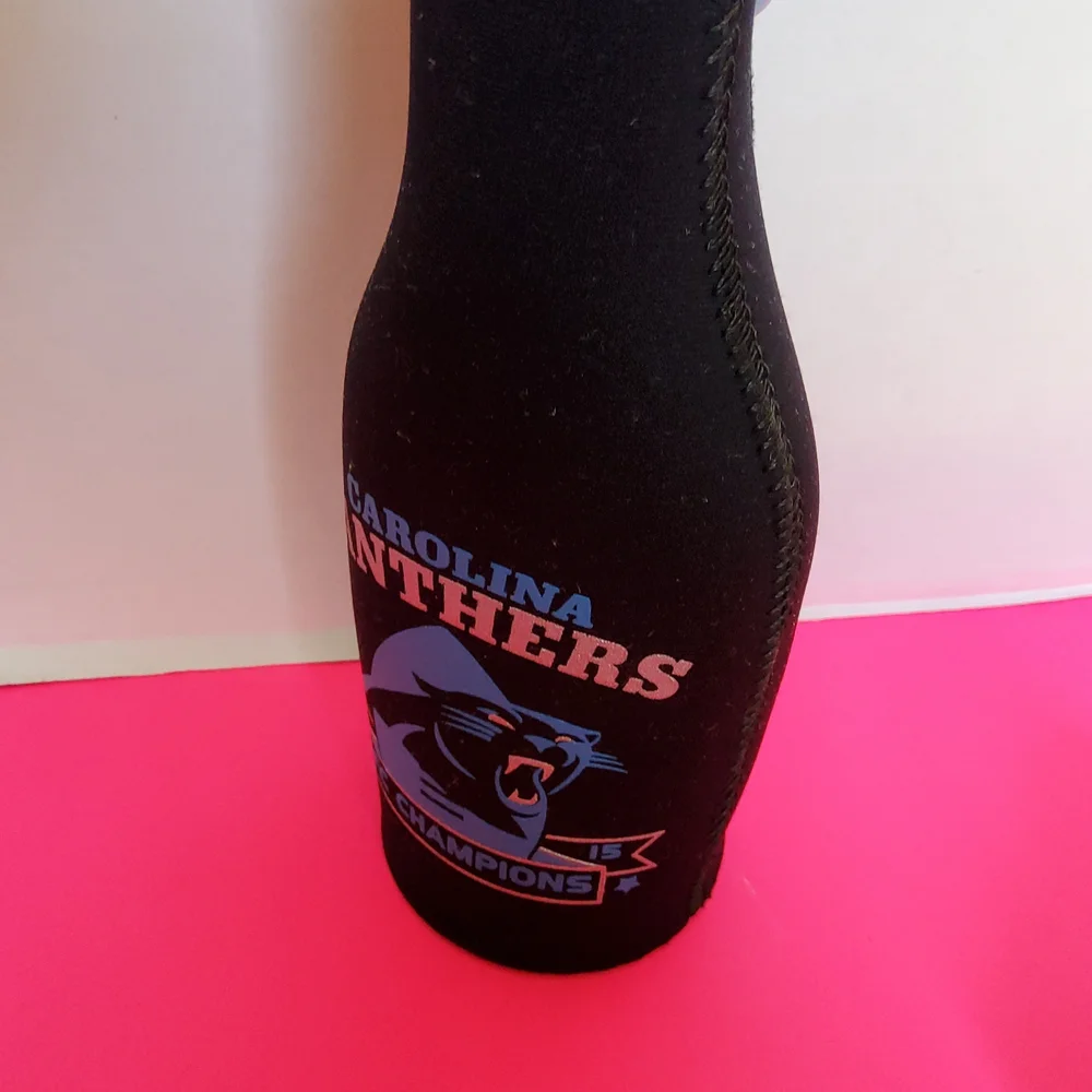 2015 NFC CHAMPIONS CAROLINA PANTHERS bottle cooler. - Picture 3 of 8